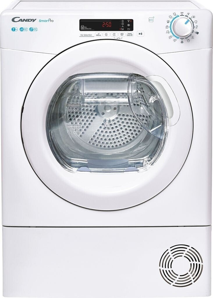Сушильная машина Candy CSOE H10A2TE-S, тепловой насос, 10 кг, Класс E, wifi, белый